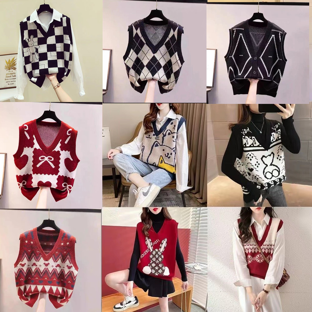 Winter Clothing Label - Merk gebreid vest voor dames, tanktop,