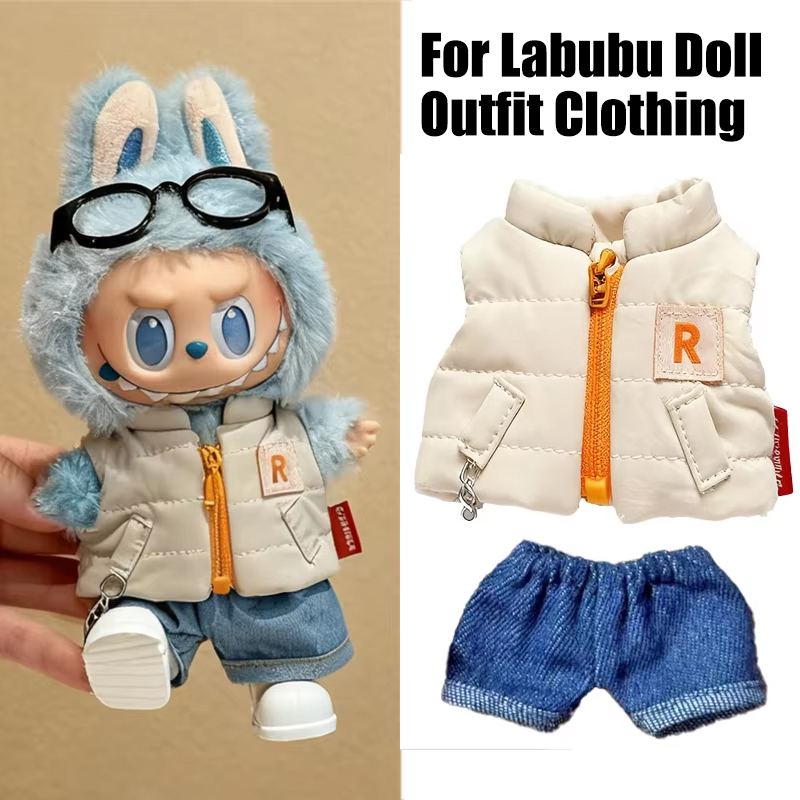 Winter Clothing Outfits - Voor 15 17 cm Labubu Pop
