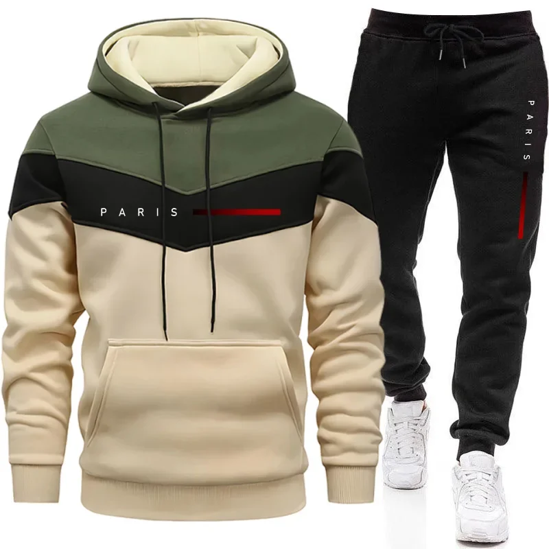 Winter Clothing Fashion - Paris Fashion Heren Hoodies Set Dagelijks