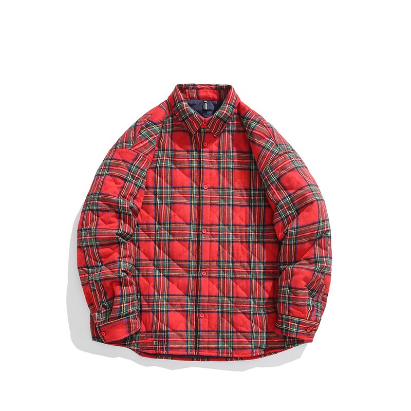 Winter Clothing Label - Mannen Amerikaanse Vintage Katoen Gewatteerde Jassen