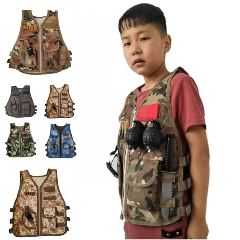Winter Clothing Game - Kinderen Leger Tactische Militaire Sniper Vest