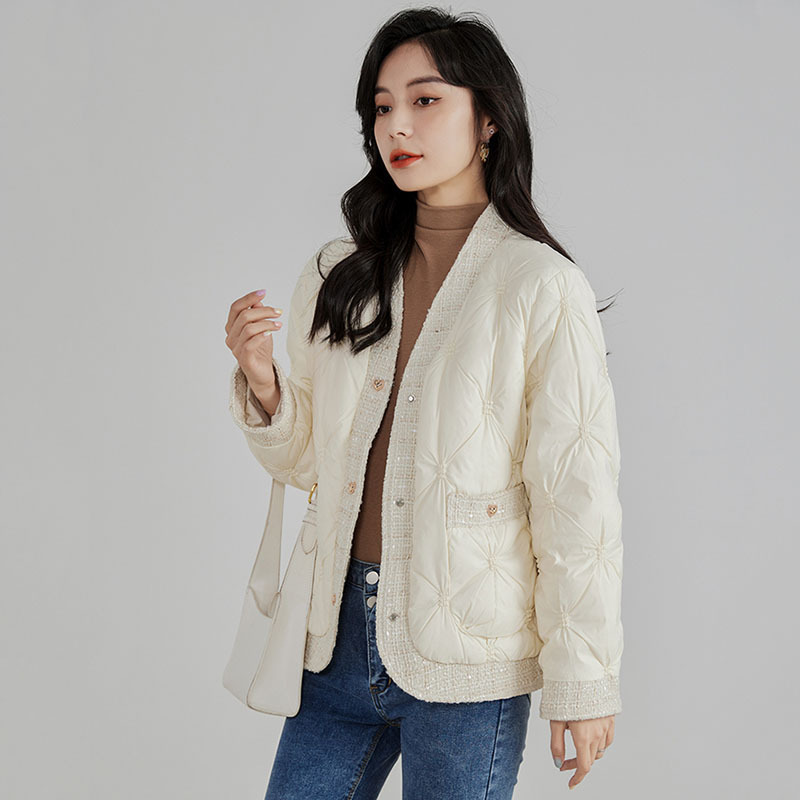 Herfst Winter Donsjack V-hals  - Winter Clothing Trends recensie en prijs