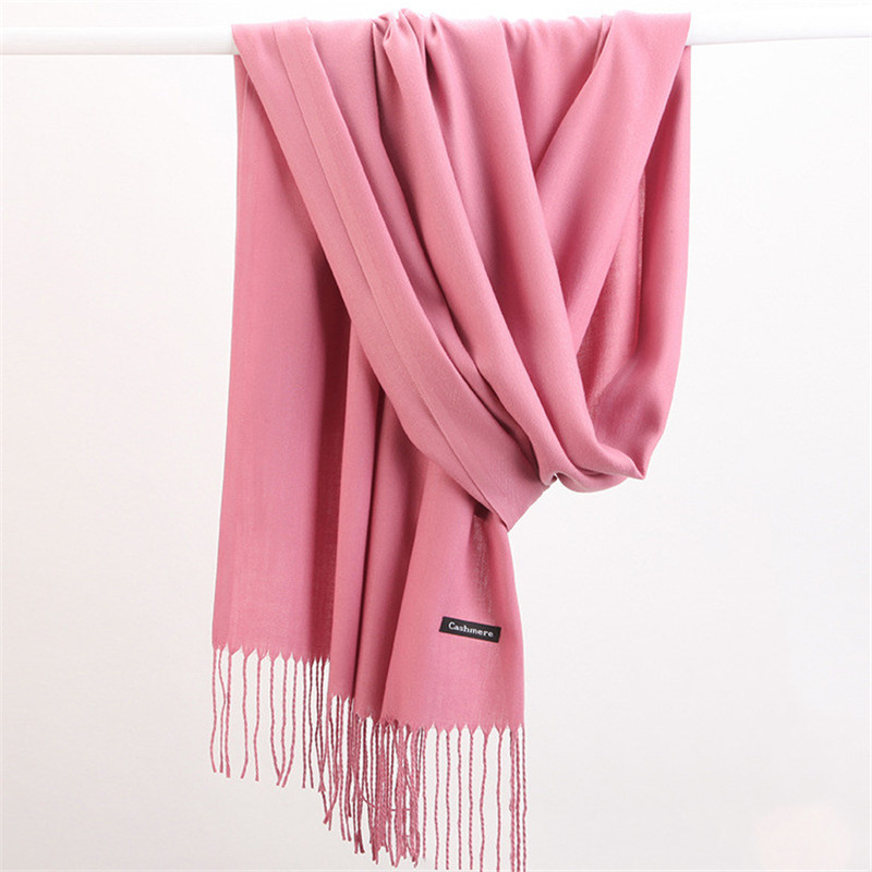 Mode Effen Kleur 2023 Vrouwen  - Cashmere Scarf Wrap recensie en prijs