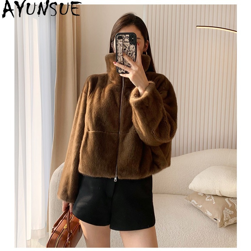 AYUNSUE Paars Label Fluwelen h - Winter Clothing Label recensie en prijs