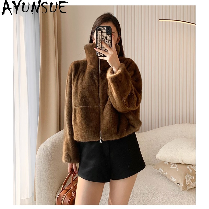 AYUNSUE Paars Label Fluwelen h - Winter Clothing Label recensie en prijs