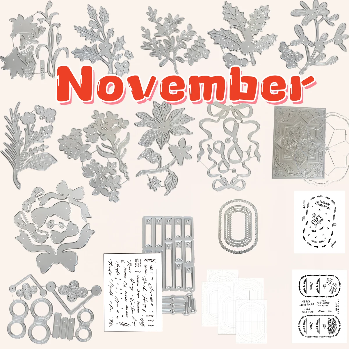 Winter Herbarium Labels Metale - Winter Clothing Label recensie en prijs