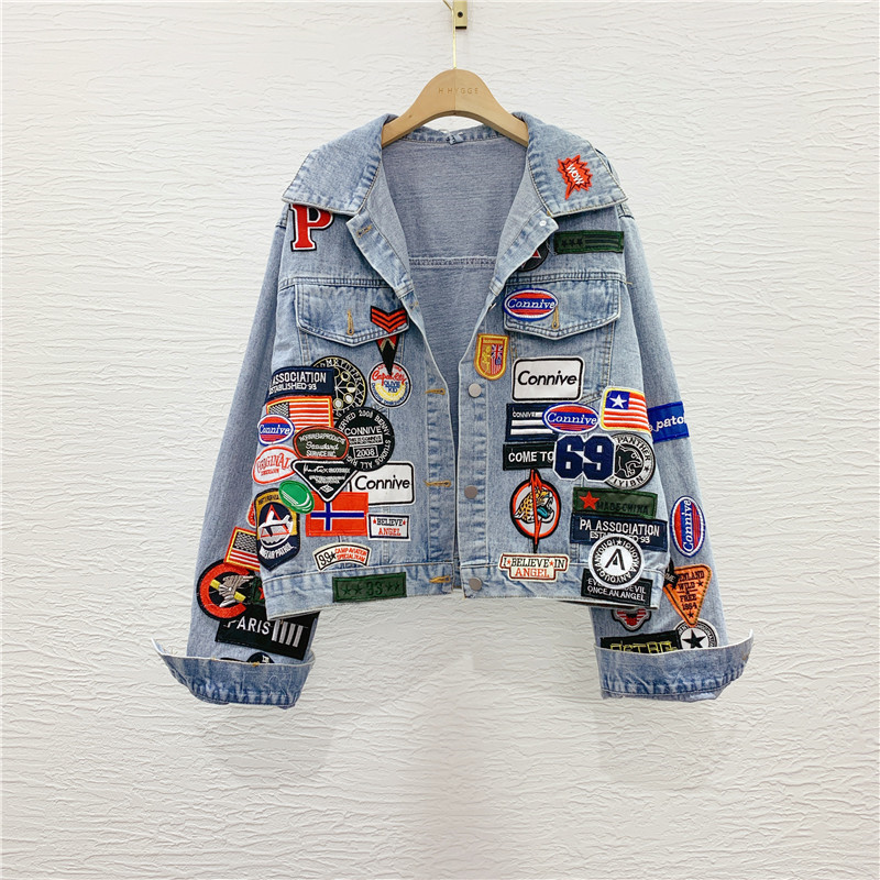 Mode Denim Jas Vrouwen Labels  - Winter Clothing Label recensie en prijs