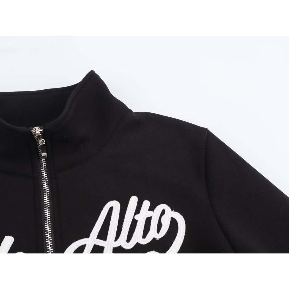 Casual zwarte Varsity-sportset - Winter Clothing For Sale recensie en prijs