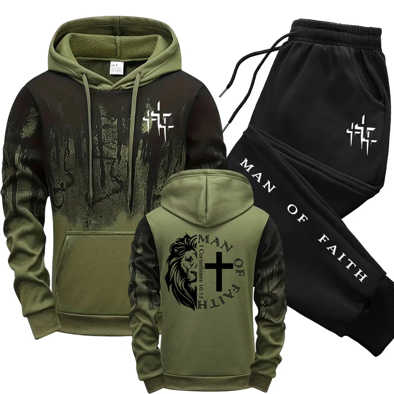 Man of Faith Pattern Herenset  - Winter Clothing Men recensie en prijs