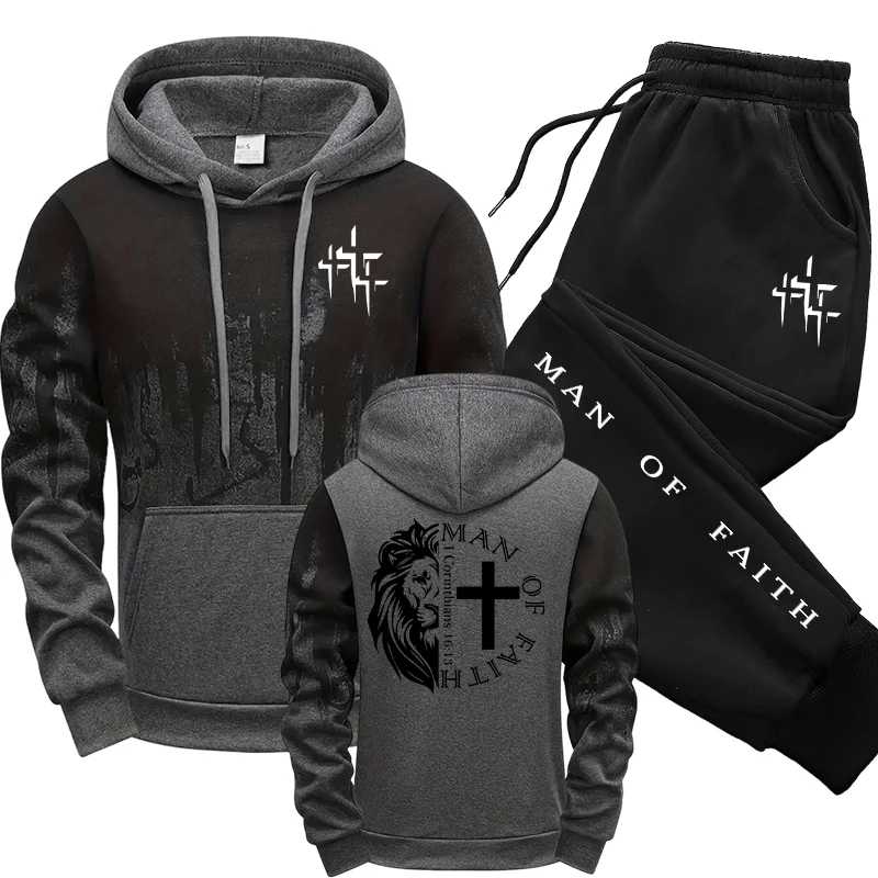 Man of Faith Pattern Herenset  - Winter Clothing Men recensie en prijs