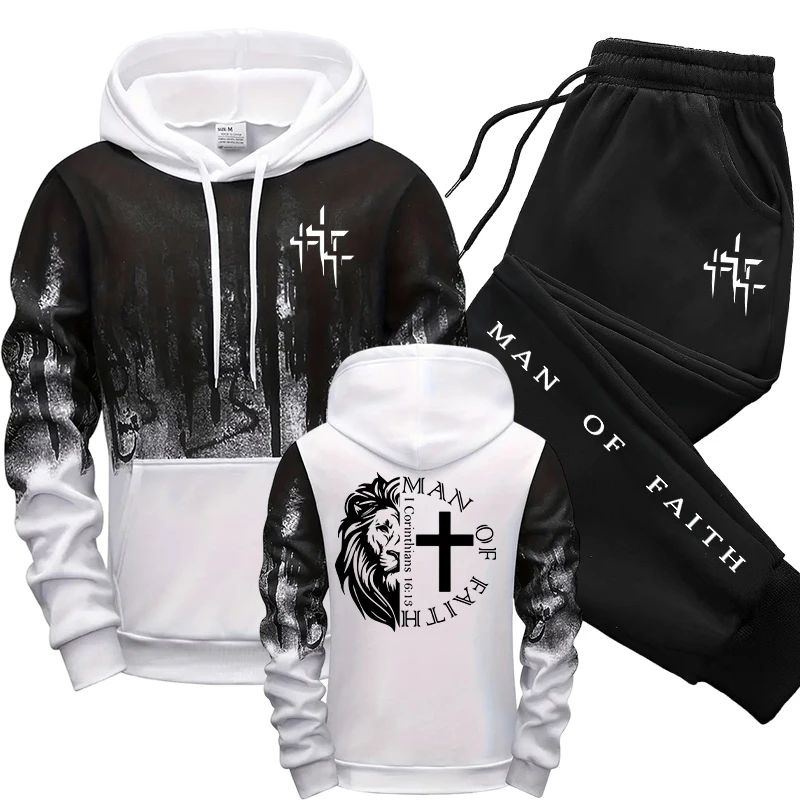 Man of Faith Pattern Herenset  - Winter Clothing Men recensie en prijs