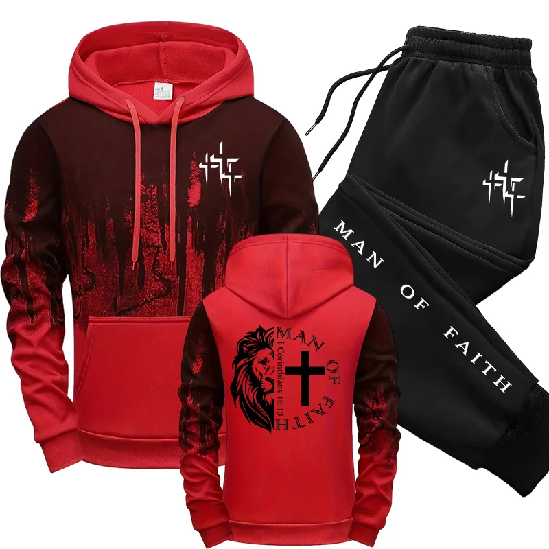 Man of Faith Pattern Herenset  - Winter Clothing Men recensie en prijs